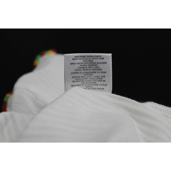 NWT Love Fire white stretchy off‎ the shoulder crop top small - Picture 6 of 7